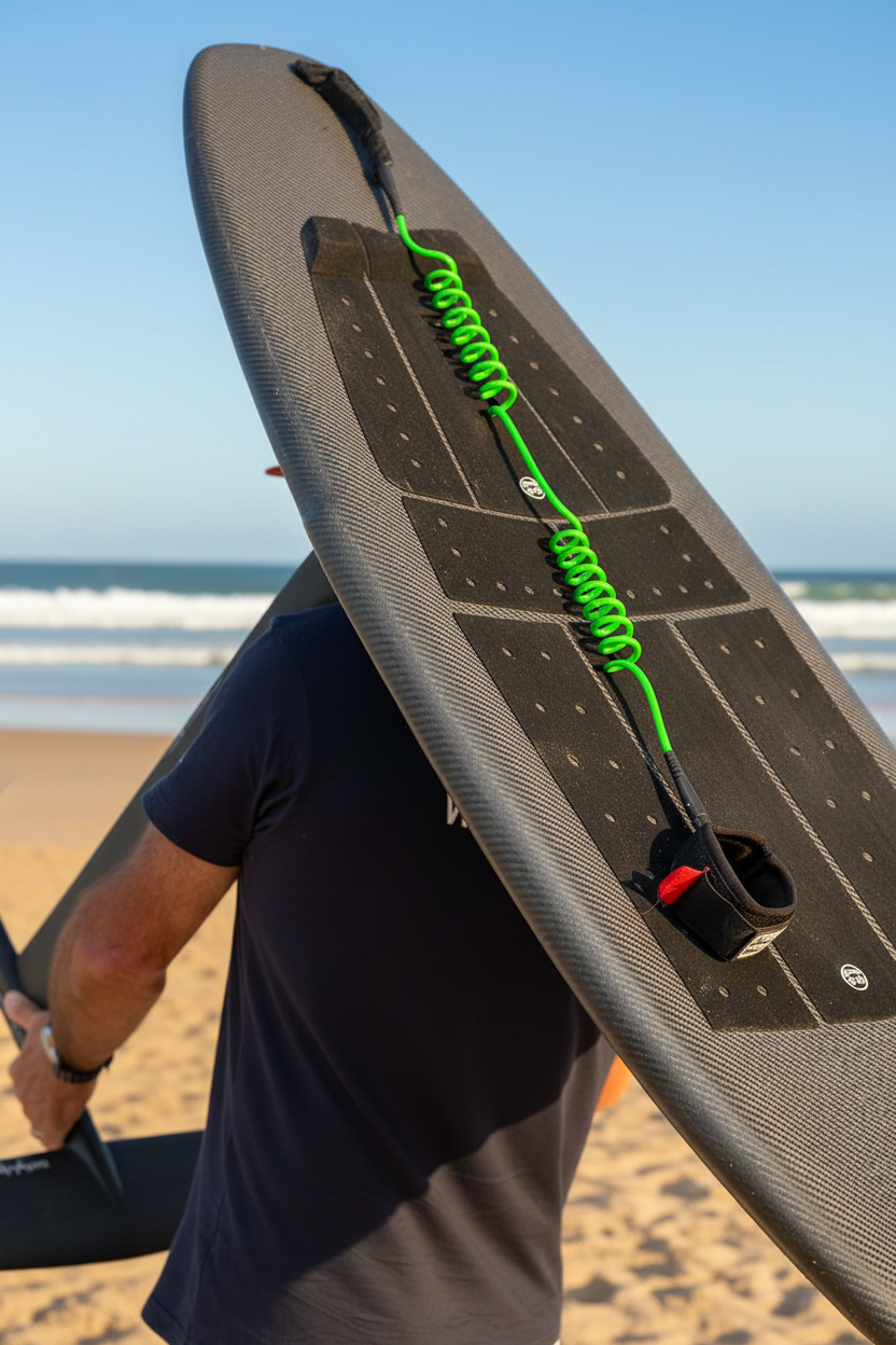 6ft x 5.5mm Double Coil - Lime Green