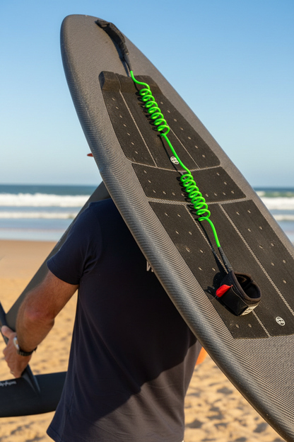 6ft x 5.5mm Double Coil - Lime Green